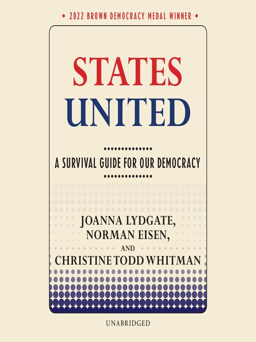 Title details for States United by Christine Todd Whitman - Available